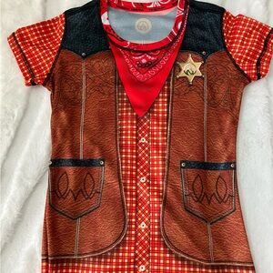 Inknburn Cowboy tech Shirt S great for a Disney run!